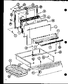Section 9 Diagram and Parts List for ARR-201 P85450-4S Amana Range