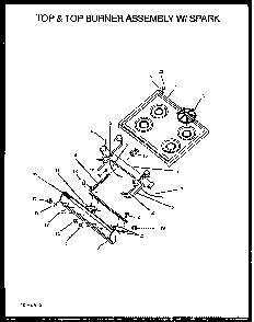 Section 12 Diagram and Parts List for RBK28FGL P1142379NL Caloric Range