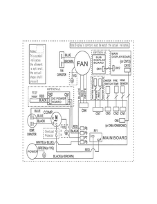 Wiring Diagram Diagram and Parts List for CDF500W115  Crosley Dehumidifier