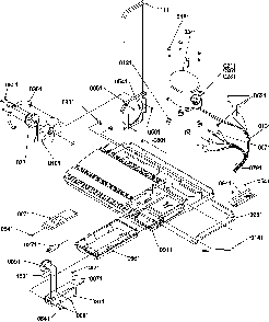 Machine Compartment Diagram and Parts List for SB520SW-P1185003WW  Amana Refrigerator