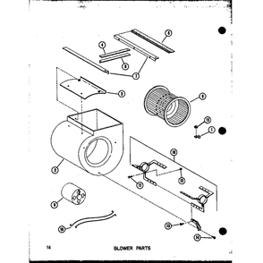 Part Location Diagram of B9240901 Whirlpool Angle-blower