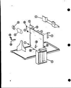 Part Location Diagram of D9916301 Whirlpool DISCONTINUED