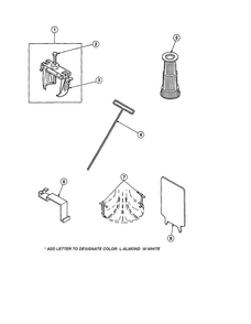 Seal And Switch Tools Diagram and Parts List for CW4202W2-PCW4202W2B  Amana Washer