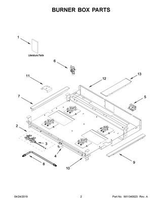 Part Location Diagram of W11110989 Whirlpool Instructions, Installation