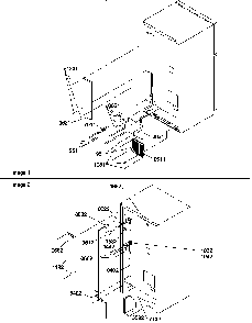 Cabinet Back Diagram and Parts List for TC18V2L-P1318004WL  Amana Refrigerator