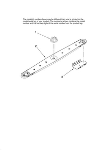 Lower Washarm Parts Diagram and Parts List for JDB1255AWB41  Jenn-Air Dishwasher