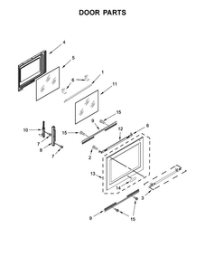 Part Location Diagram of W10675397 Whirlpool TRIM-DOOR