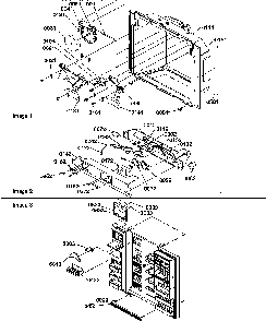 Cavity, Heater/ Ice Actuator Arm-e Ice Diagram and Parts List for SRDE25TPE-P1190314WE  Amana Refrigerator