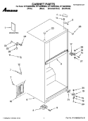 Part Location Diagram of WP487802 Whirlpool Refrigerator Hinge Washer