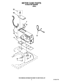 METER CASE PARTS Diagram and Parts List for MAT14PDAGW0  Maytag Washer