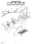 Part Location Diagram of WPW10121269 Whirlpool Impinger Assembly.