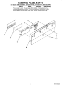 Part Location Diagram of WPW10218836 Whirlpool Electronic Control Board