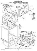 Part Location Diagram of 2302561 Whirlpool COVER-EVAP
