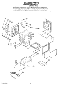 CHASSIS PARTS Diagram and Parts List for AGR5725RDS16  Amana Range