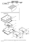Part Location Diagram of WP2183273 Whirlpool Meat Drawer - Clear