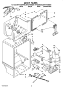 Part Location Diagram of W10129799 Whirlpool HARNS-WIRE