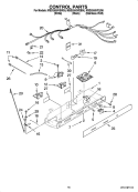 Part Location Diagram of WPW10366605 Whirlpool Refrigerator Defrost Control Board