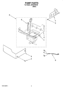 PUMP PARTS Diagram and Parts List for JIM158XBCX0  Jenn-Air Ice Maker