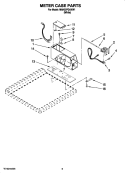 METER CASE PARTS Diagram and Parts List for MAH22PDAXW1  Maytag Washer