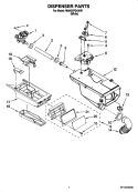 DISPENSER PARTS Diagram and Parts List for MAH22PDAXW1  Maytag Washer