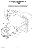 Part Location Diagram of WP67003108 Whirlpool Light Cover Lens