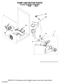 PUMP AND MOTOR PARTS, OPTIONAL PARTS (NOT INCLUDED) Diagram and Parts List for MFW9700SQ1  Maytag Washer