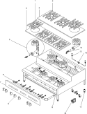 ELEVATED HOT PLATE Diagram and Parts List for JHPE3336  Maytag Range