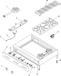 JHP HOT PLATE (SERIES 11) Diagram and Parts List for JHP636  Maytag Range