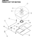 JADE TITAN RANGE FHT Diagram and Parts List for JTRH2FHT36  Maytag Range