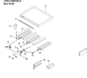 JADE TITAN GRIDDLE Diagram and Parts List for JTRH36GT36C  Maytag Range