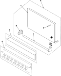 D00R ASSEMBLY Diagram and Parts List for JTRH430  Maytag Range