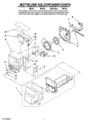 Part Location Diagram of W10121281 Whirlpool Scroll, Blower