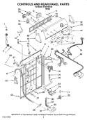 Part Location Diagram of WP8577356 Whirlpool Timer - 60  Hz.