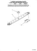 LOWER WASHARM PARTS Diagram and Parts List for JDB1095AWB10  Jenn-Air Dishwasher