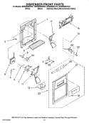 Part Location Diagram of WP2207007B Whirlpool Overflow Grille - Black