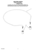 HEATER PARTS Diagram and Parts List for JDB1255AWP10  Jenn-Air Dishwasher