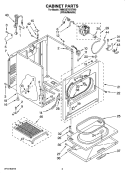 Part Location Diagram of 692989 Whirlpool BRACKET