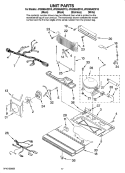 UNIT PARTS, OPTIONAL PARTS (NOT INCLUDED) Diagram and Parts List for JFI2089AEP10  Jenn-Air Refrigerator