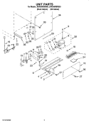 Part Location Diagram of 4344777 Whirlpool BASE-UNIT