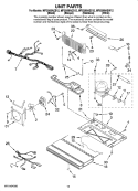 UNIT PARTS, OPTIONAL PARTS (NOT INCLUDED) Diagram and Parts List for MFI2568AEB12  Maytag Refrigerator