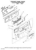 Part Location Diagram of 8182601 Whirlpool Button, Power (Silver (For White