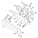 CONTROL PANEL Diagram and Parts List for MUG15MNAWW  International Dryer