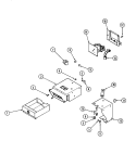 CONTROL CENTER Diagram and Parts List for MUG15PDAWW  Maytag Dryer