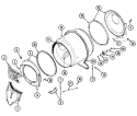 TUMBLER Diagram and Parts List for MDE10PDEGL  Maytag Dryer