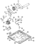 MOTOR DRIVE Diagram and Parts List for MDE16CSAKA  Maytag Dryer