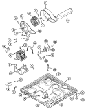 MOTOR DRIVE Diagram and Parts List for MLG15PDAXA  Maytag Dryer