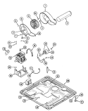 MOTOR DRIVE Diagram and Parts List for MDE16CSAYW  Maytag Dryer