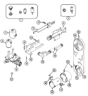 GAS VALVE Diagram and Parts List for MDG12CSAAW  Maytag Dryer