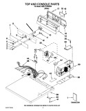 Part Location Diagram of W10111029 Whirlpool HARNS-WIRE