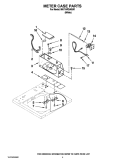 METER CASE PARTS Diagram and Parts List for MAT14PDAXW1  Maytag Washer